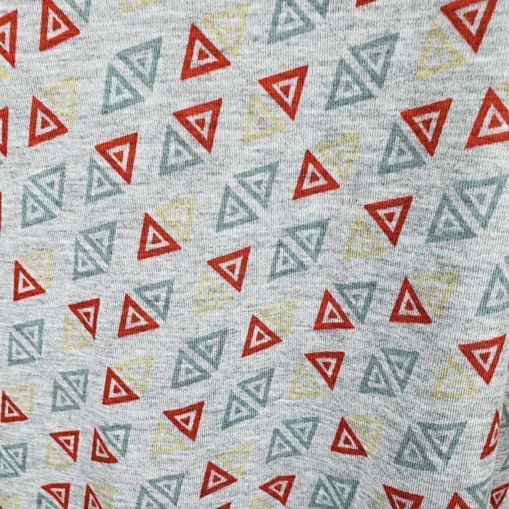 Lularoe Julia Graymulti Coloredtriangles - image 5